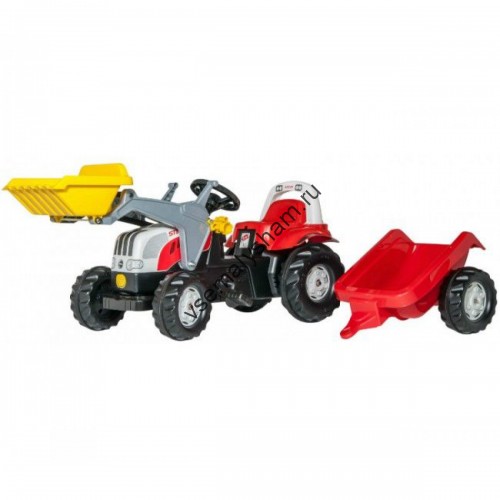 Детский педальный трактор Rolly Toys Kid Steyr CVT 23936