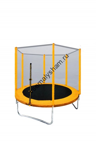 Батут с защитной сеткой КМС Trampoline 6 (d-1,8 м)