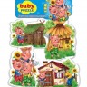 Мягкие пазлы Baby puzzle Три поросенка