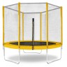 Батут с защитной сеткой КМС Trampoline 8 (d-2,4 м)