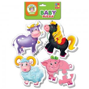 Мягкие пазлы Baby puzzle Ферма