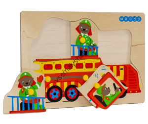 Игрушка Пазл Пожарные