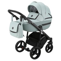 Коляска 2 в 1 Adamex Cortina CT225 СЕРО-ЗЕЛЕН+СЕРО-ЗЕЛЕН.ПЕРФ.КОЖА Коляска 2 в 1 Adamex Cortina