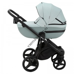 Коляска 2 в 1 Adamex Cortina CT225 СЕРО-ЗЕЛЕН+СЕРО-ЗЕЛЕН.ПЕРФ.КОЖА