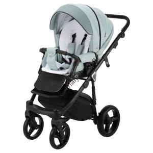 Коляска 2 в 1 Adamex Cortina CT225 СЕРО-ЗЕЛЕН+СЕРО-ЗЕЛЕН.ПЕРФ.КОЖА