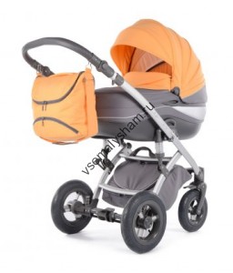 серый+оранжевый