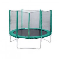 Батут с защитной сеткой КМС Trampoline 12 (d-3,7 м)