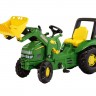 Детский педальный трактор Rolly Toys X Trac John Deere 046638