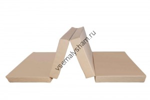 Мат № 5 КМS-sport 100 х 200 х 10 складной 3 сложения бежевый