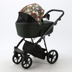 Коляска 3 в 1 Adamex Porto Flowers