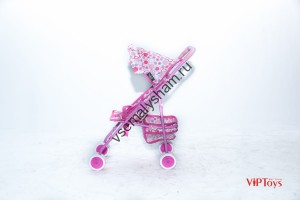 Vip Toys Коляска-трость для кукол с козырьком 802a
