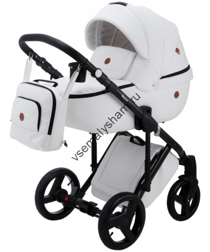 Коляска 2 в 1 Bebe Mobile Marconi Ecco 100% кожа