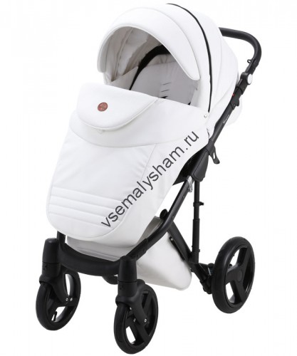 Коляска 2 в 1 Bebe Mobile Marconi Ecco 100% кожа