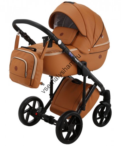 Коляска 2 в 1 Bebe Mobile Marconi Ecco 100% кожа