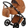 Коляска 2 в 1 Bebe Mobile Marconi Ecco 100% кожа