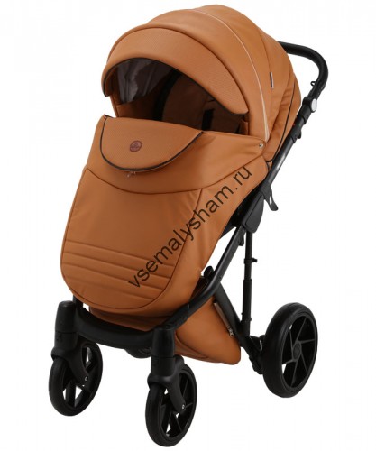 Коляска 2 в 1 Bebe Mobile Marconi Ecco 100% кожа