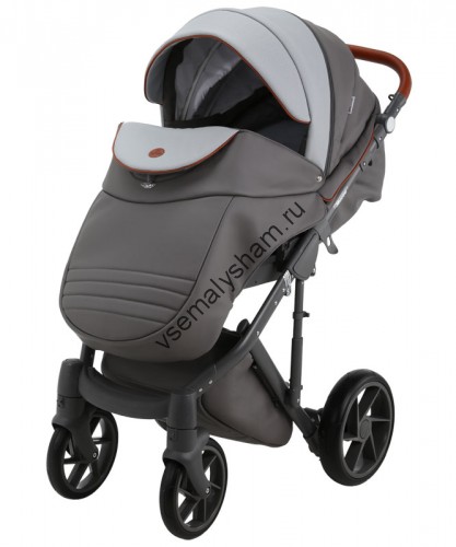 Коляска 2 в 1 Bebe Mobile Marconi Ecco 100% кожа