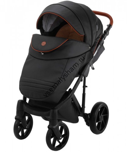 Коляска 2 в 1 Bebe Mobile Marconi Ecco 100% кожа