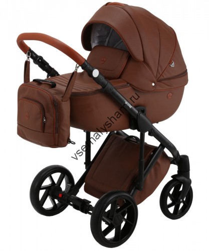 Коляска 2 в 1 Bebe Mobile Marconi Ecco 100% кожа