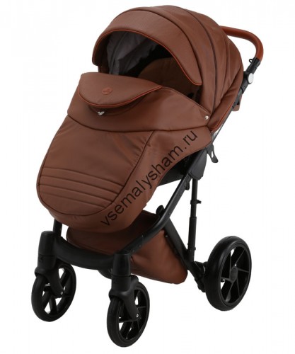 Коляска 2 в 1 Bebe Mobile Marconi Ecco 100% кожа
