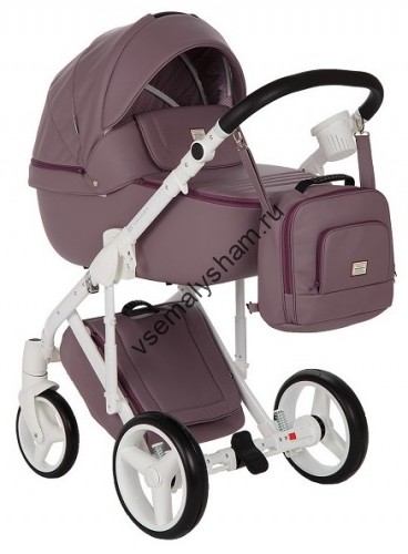 Коляска 2 в 1 Bebe Mobile Marconi Ecco 100% кожа