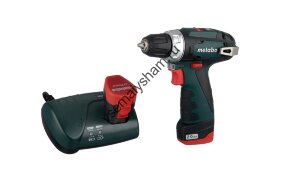 Аккумуляторная дрель-шуруповерт Metabo PowerMaxx BS 2014, 10.8 В, 2.0А·ч х2, кейс