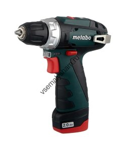 Аккумуляторная дрель-шуруповерт Metabo PowerMaxx BS 2014, 10.8 В, 2.0А·ч х2, кейс