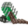 Прицеп для педального трактора Rolly Toys зеленый 122158