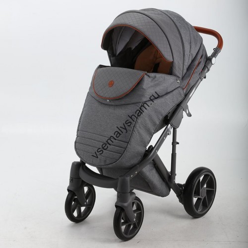 Коляска 2 в 1 Bebe Mobile Marconi Ecco 50% кожа