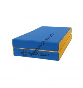 Мат № 3 Perfetto Sport 100 х 100 х 10 складной сине-желтый