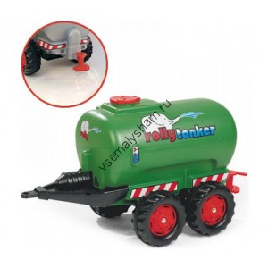 Прицеп для педального трактора Rolly Toys зеленый 122653