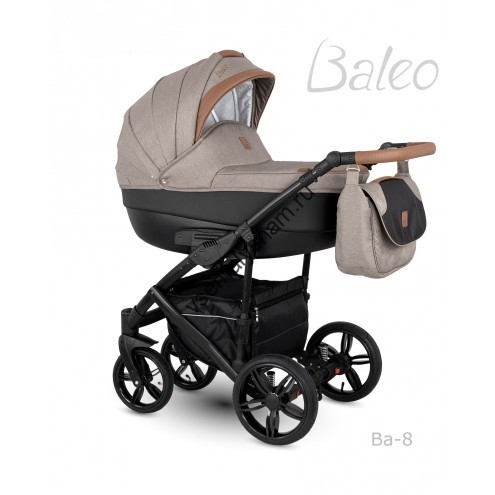 Коляска 3в1 Camarelo Baleo 50% экокожа