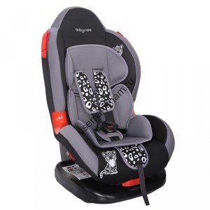 Автокресло Baby Care «BC-02 Люкс, Леопардик» серый
