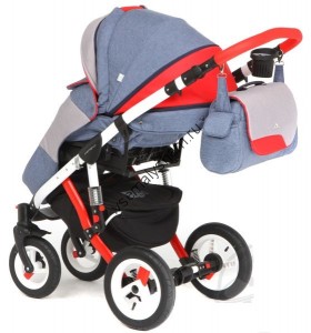 Джинс красный