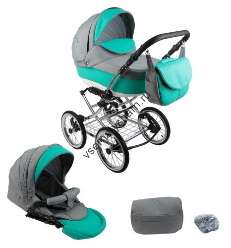 Коляска 2 в 1 Bebe-mobile Santana Ecco