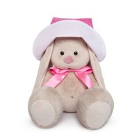 Мягкая игрушка Budi Basa Зайка Ми в розовой панамке и с бантиком 18 см