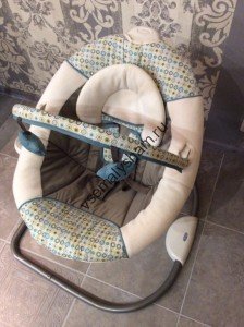 электрокачели graco sweet snuggle с адаптером avery/эйвери разноцветный