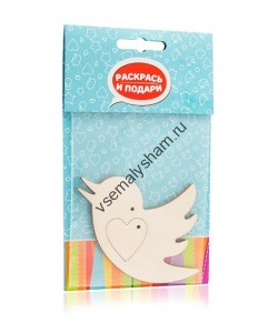 Сувенир Птичка с сердцем