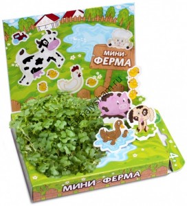 Детский развивающий набор для выращивания "Мини-ферма"