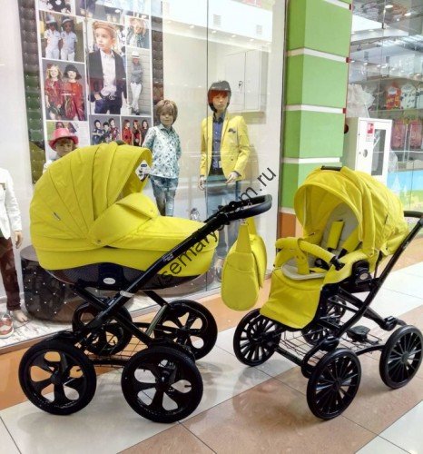 Коляска 2 в 1 Bebe Mobile Giulia Deluxe 100% Ecco