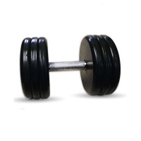 Гантель Barbell классик с вращающейся ручкой хром 25 кг