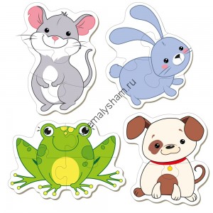 Пазлы для самых маленьких Собачка