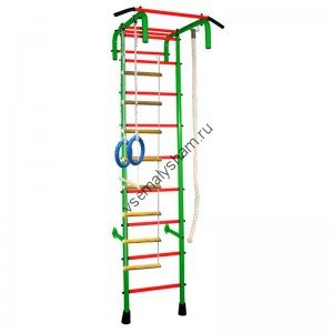 Детский спортивный комплекс Альпинистик 4 широкий хват зеленый
