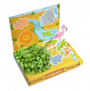 Детский развивающий набор для выращивания Сафари