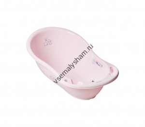 Ванна детская Тега Кролики 86 см со сливом