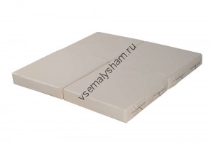Мат № 11 КМS-sport 100 х 100 х 10 складной 4 сложения бежевый