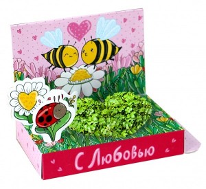 Подарочный набор Живая открытка С любовью