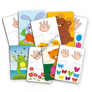 Пазлы-двойняшки для самых маленьких Счет