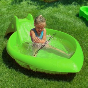 Песочница с горкой PalPlay 505