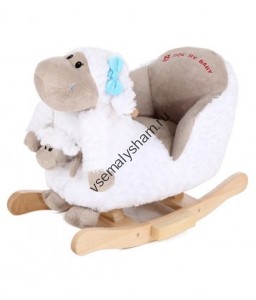 Белый+голубой бант